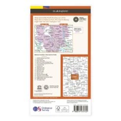 OS Explorer Laminated / Peak District White Peak -Alpkit Shop BOMS EXL 24 Back