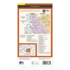 OS Explorer / Peak District Dark Peak -Alpkit Shop BOMS EXP 1 Back