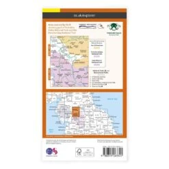 OS Explorer / Howgill Fells York Dales -Alpkit Shop BOMS EXP 19 Back