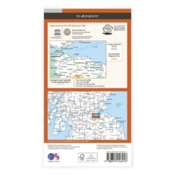 OS Explorer / Edinburgh -Alpkit Shop BOMS EXP 350 Back