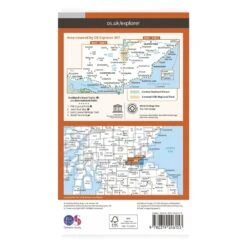 OS Explorer / Dunfermline, Kircaldy -Alpkit Shop BOMS EXP 367 Back