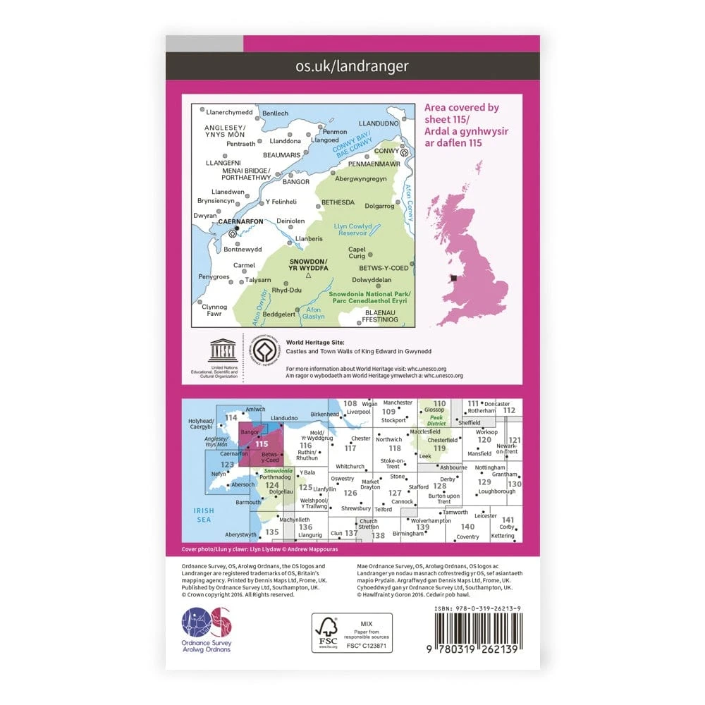 OS Landranger / Snowdon 4 OS Landranger / Snowdon - Image 2