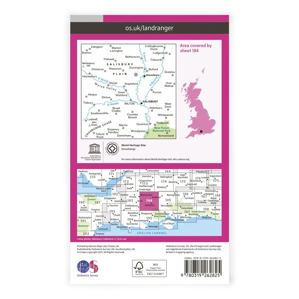 OS Landranger / Salisbury & Plain 4 OS Landranger / Salisbury & Plain - Image 2