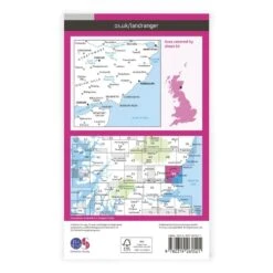 CLOSED OS Landranger / Dundee To Montrose -Alpkit Shop BOMS LRP 54 Back