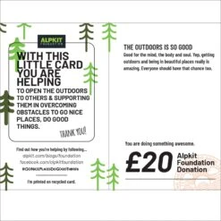 Alpkit Foundation Outdoor Giving Card -Alpkit Shop Foundation card 20
