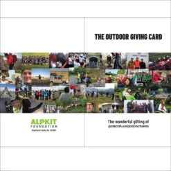 Alpkit Foundation Outdoor Giving Card -Alpkit Shop Foundation card