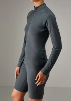 Kepler Velo Long Sleeve [Womens] -Alpkit Shop KEPLER VELO LS WMNS SLATE SIDE
