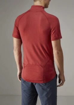 Kepler Velo Short Sleeve [Mens] -Alpkit Shop KEPLER VELO SS MENS PAPRIKA BACK