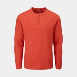 Rivo Henley [Mens] -Alpkit Shop mens rivo brick e574a060 4f9f 4023 aa81 eb09d81daf51